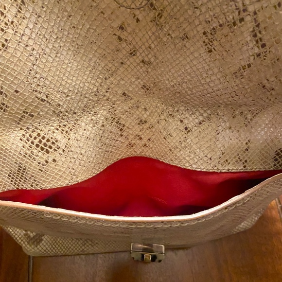 Lanvin Happy Bag Snakeskin and Lizzard Embossed Leather Flap Crossbody bag - Picture 5 of 11